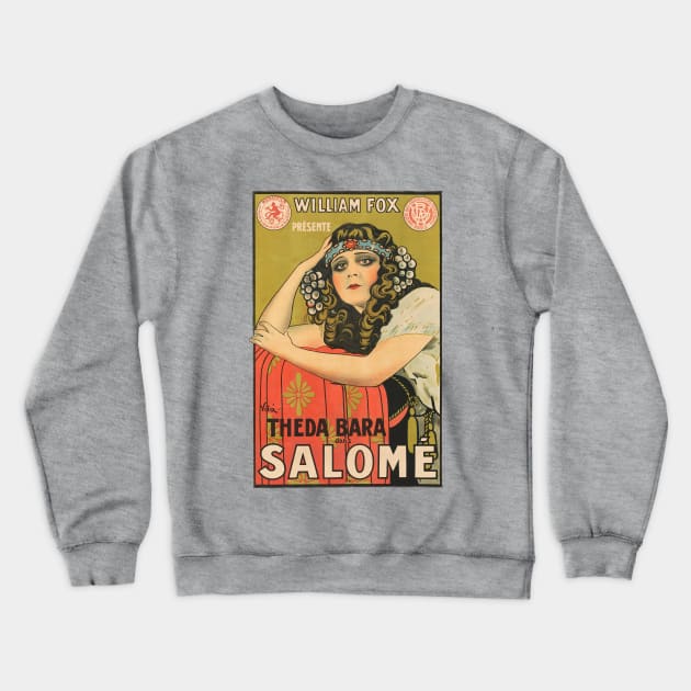 Salome Movie Poster Crewneck Sweatshirt by MovieFunTime
